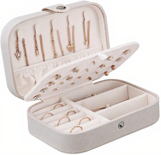 PU Jewelry Box - White PU Jewelry Box - White