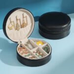 Mini Jewelry Box Round - Black