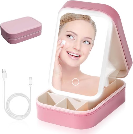 LED Makeup Box Pink LED Makeup Box Pink